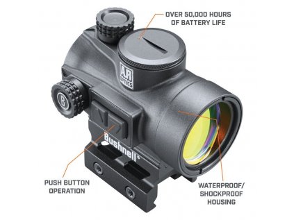 Kolimátor Bushnell, AR Optics TRS-26, 1x26mm, tečka 3 MOA, černý