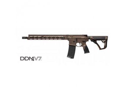 Puška sam. Daniel Defense, Mod.: DDMSR-15V7, Ráže: .223 Rem, hl.: 16", MilSpec+ Cerakote B