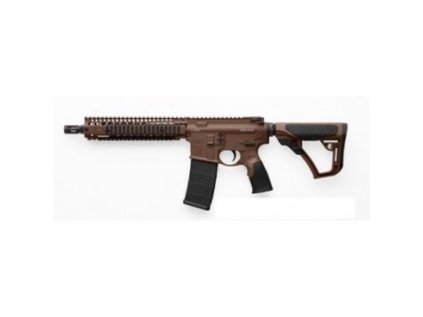 Puška sam. Daniel Defense, Model: MK18, Ráže: .223 Rem, hl.: 10,3", MilSpec+ Dark Brown