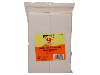 Výtěrky Hoppe's, pro ráže 16GA a 12GA, bavlněné 70mm, 300ks v balení