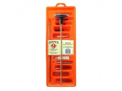 Čistící sada Hoppe's, bez čistících přípravků, s kartáčky a výtěrkami, pro dlouhé zbraně