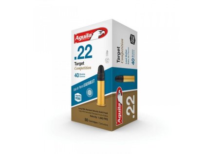 Náboj kulový Aguila, Target Competition, .22 LR, 40GR (2,6g), SP, 1B220514