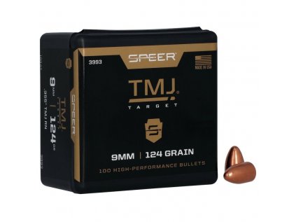Střela Speer, 9mm, 124GR (8,3g), TMJ, baleno po 2 800ks