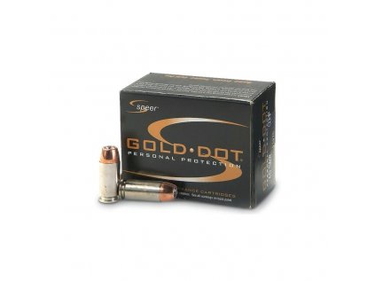 Náboj kulový Speer, Personal Protection, 9mm Br., 90GR (5,8g), GoldDot HP