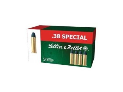 Náboj kulový Sellier a Bellot, Pistol-Revolver, .38 Special, 158GR/10,25g, SP