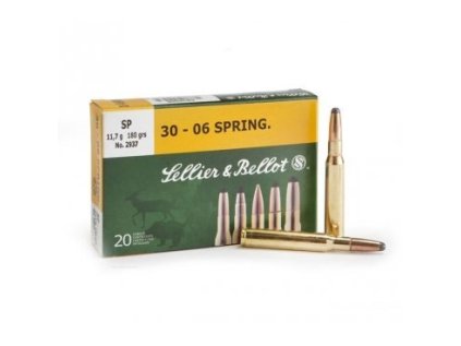 Náboj kulový Sellier a Bellot, Standard, .30-06 Sprg., 180GR/ 11, 7g, SP