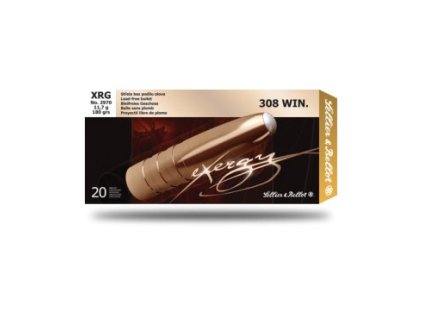 Náboj kulový Sellier a Bellot, Exergy, .308 Win, 180GR/11,70g, XRG