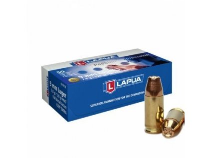 Náboj kulový Lapua, CEPP Extra, 9mm Luger, 7,80g/120GR, FMJ, F447