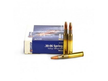 Náboj kulový Lapua, Mega, .30-06 Spr., 13g/200GR, Mega SP, E401