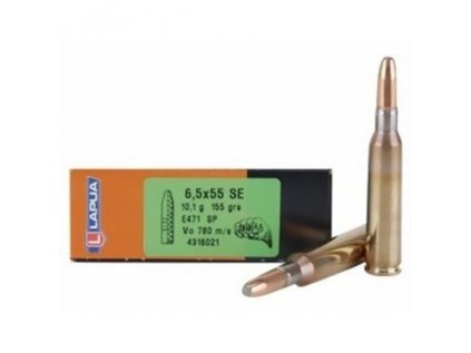 Náboj kulový Lapua, Mega, 6,5x55 SE, 10,1g, Soft Point