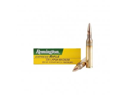 Náboj kulový Remington, Match, .338 LapuaMag, 250GR (16,1g), Scenar Match