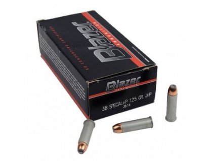 Náboj kulový CCI, Blazer Aluminium, .38 Spec. +P, 125GR (8,05g), JHP