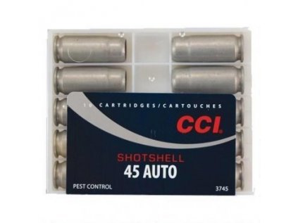 Náboj kulový CCI, Shotshell, .45 ACP, brokový, brok No. 9 - 2,0 mm 120 gr.