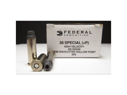 Náboj kulový Federal, Classic, .38 Spec. +P, 158GR (10,2g) SWHP