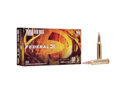 Náboj kulový Federal, Fusion, 7mm RemMag, 150GR (9,7g), Bonded Soft Point