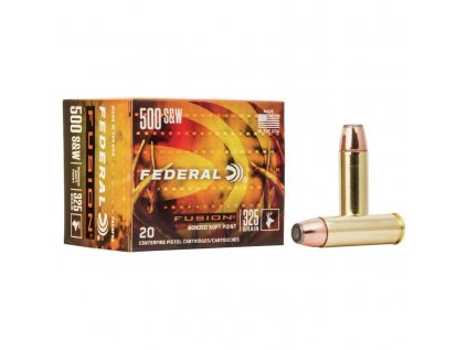 Náboj kulový Federal, Fusion, .500 SW, 325GR (21,0g), Fusion SP
