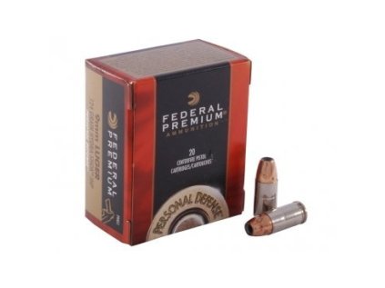 Náboj kulový Federal, Personal Defense, 9mm Luger, 124GR (8,0g), Hydra Shok JHP