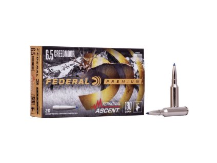Náboj kulový Federal, Premium, 6,5mm Creedmoor, 130GR (8,4g), Terminal Ascent