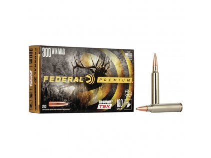 Náboj kulový Federal, Vital Shok, .300 WinMag, 180GR (11,7g), Barnes TSX