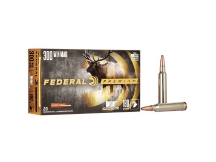 Náboj kulový Federal, Premium Vital Shok, .300 WinMag., 180GR (11,9g), Nosler Partition