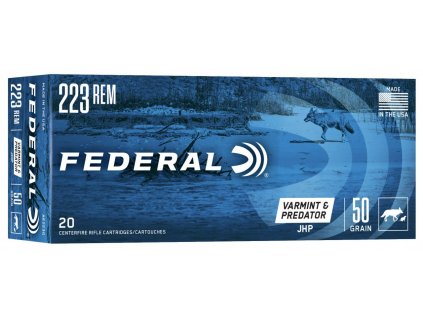 Náboj kulový Federal, American Eagle, .223 Rem, 50GR (3,2g), JHP