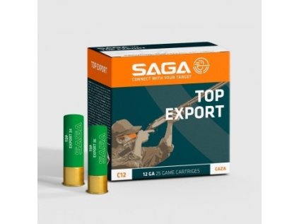 Náboj brokový SAGA, TOP EXPORT 34, 12x70mm, brok 3mm/ 5, 34g