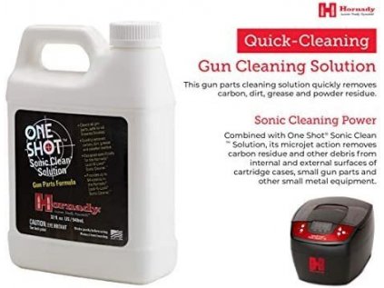 Přípravek Hornady, do ultrazvukové leštičky, na části zbraní, 1 gallon