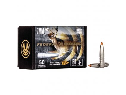 Střela Federal, Premium, 7mm/.284", 160GR (10,3g), Trophy Bonded Tip CB
