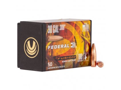 Střela Federal, Fusion, 7,62mm/.308", 180GR (11,6g), Bonded Soft Point