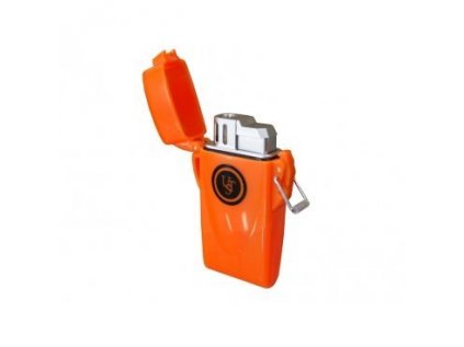 Zapalovač UST Survival, vodotěsný, plovoucí, oranžový