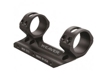 Montáž Weaver, jednodílná pro pušky typu MSR, tubus 30mm, s offsetem, černá