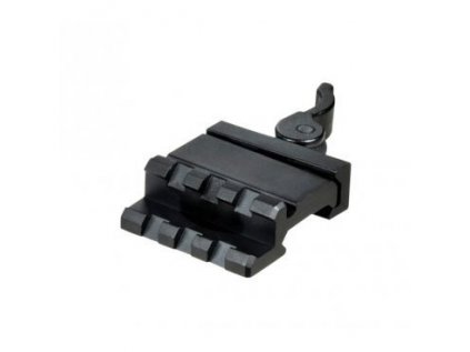 Úhlová montáž UTG, pro Weaver/Picatinny, 45°, se 3 zářezy, rychloupínací, černá