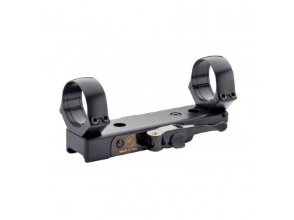 Montáž Contessa, jednodílná na Weaver/Picatinny, rychoupínací, kroužky 30mm, H 5mm, černá