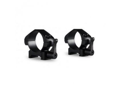 Kroužky Hawke, Precision Steel, 25,4mm/1", střední, ocelové, Weaver, rychloupínací