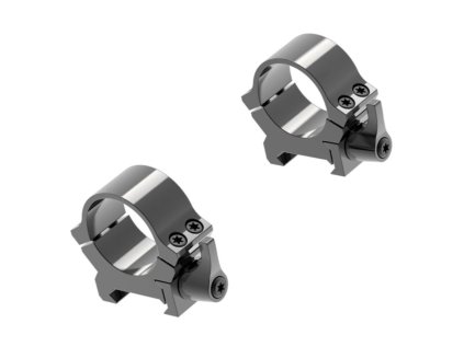 Kroužky Leupold, QRW2 (Quick Release Weaver), 1" (25,4mm), nízké, leskle černé