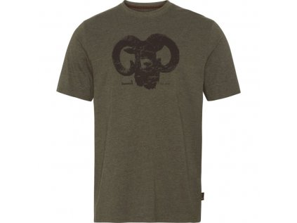 Triko Seelad Outdoor s potiskem Muflona, barva: zelená, velikost: 4XL