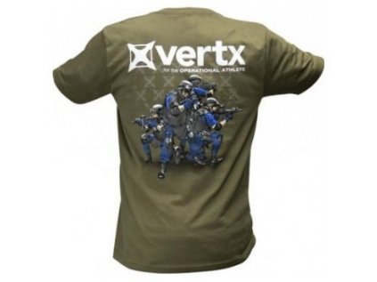 Tričko VERTX, Green Athletic, s krátým rukávem, barva: Green, vel.: M