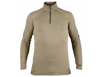 Triko Taiga Vermont Half Zip 2.0, velikost: L, barva: olivová