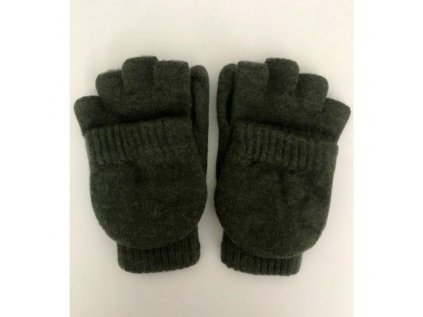 Rukavice Miro Subzero překlapovací, barva: zelená, velikost: L