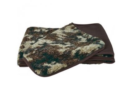 Šála Blaser, Camo fleece Deluxe, velikost: jednotná, barva: hnědá/camo.