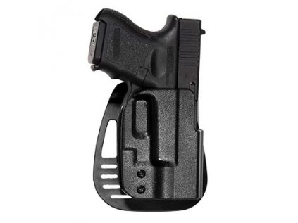 Pouzdro Uncle Mike's, Kydex, sada pádlo + průvlek pro Glock 26,27,33, pravé