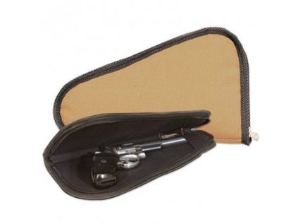 Pouzdro Uncle Mike's, obal na krátkou zbaň, délka 10" (26cm), s bezpečnostní kapsou béžové