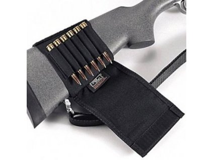 Držák na náboje Uncle Mike's, na kulové náboje 6ks, s chlopní, černé