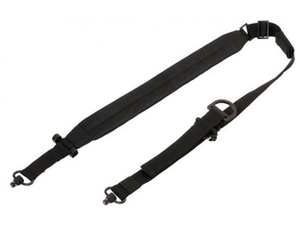 Taktický popruh UTG PRO, Bolla 1 to 2, QD poutka, možnost konverze z 1 na 2 bodový, černý