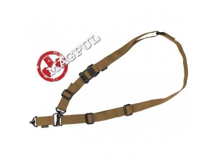 Popruh Magpul, MS4 QDM, rychlé přepnutí mezi jedno a dvou bodovým systémem, Coyote
