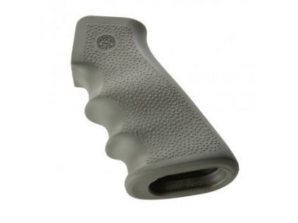 Pažbička Hogue, pro pušky typu MSR-15, pryžová, rýhovaná, zelená