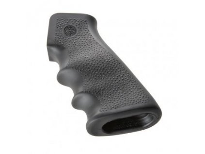 Pažbička Hogue, pro pušky typu MSR-15, pryžová, rýhovaná, černá