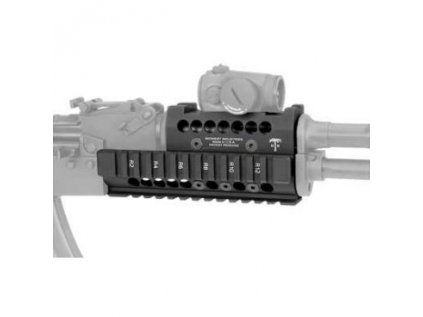 Předpažbí Midwest Industries, pro pušky typu AK47/74, s horním usazením pro Aimpoint T1