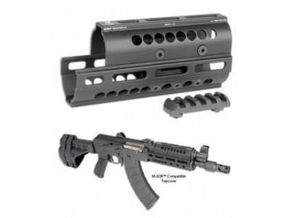 Předpažbí Midwest Industries, pro pušky typu AK47/74 SS Yugo, se systémem KeyMode