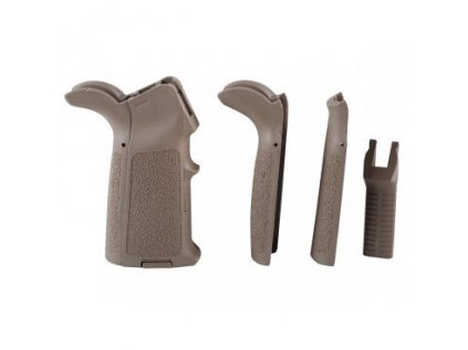 Pažbička Magpul, MIAD, set GEN 1.1, pro pušky typu MSR-15, FDE